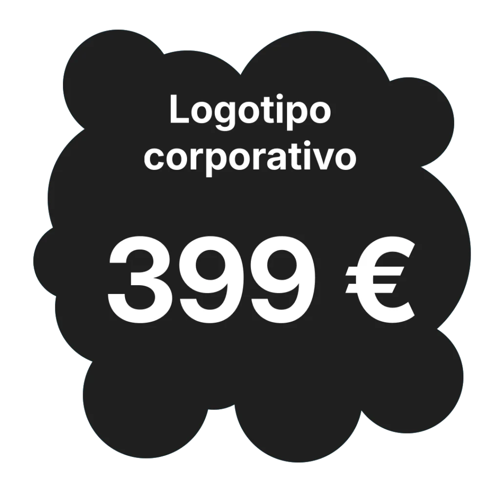 En la imagen se ve el precio por la creacion de un logotipo corporativo