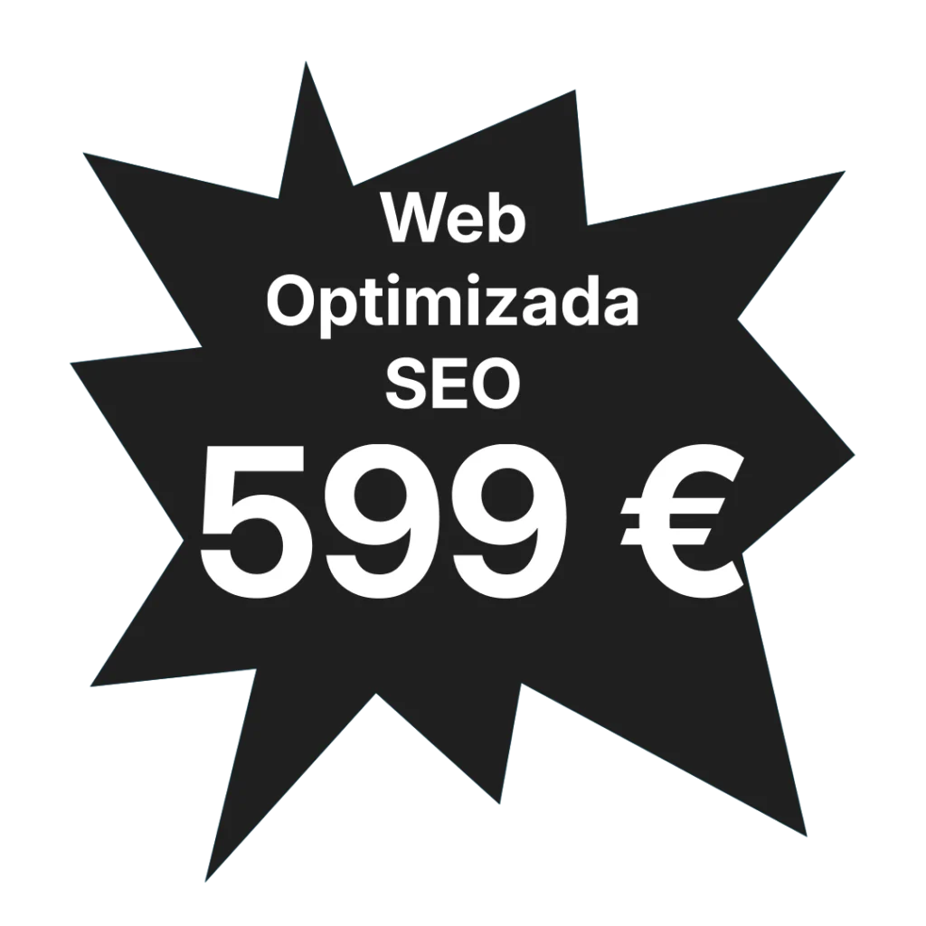 En la imagen se ve el precio de la creacion de una web optimizada para seo